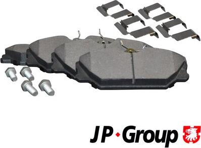 JP Group 4363601510 - Kit de plaquettes de frein, frein à disque cwaw.fr