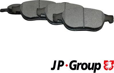 JP Group 4363601610 - Kit de plaquettes de frein, frein à disque cwaw.fr