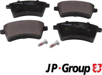 JP Group 4363601010 - Kit de plaquettes de frein, frein à disque cwaw.fr