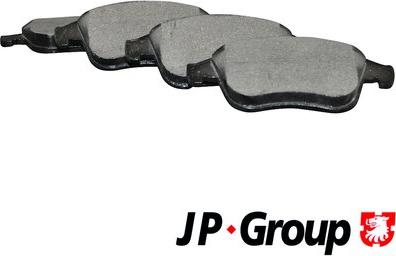 JP Group 4363601310 - Kit de plaquettes de frein, frein à disque cwaw.fr