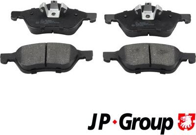 JP Group 4363602810 - Kit de plaquettes de frein, frein à disque cwaw.fr