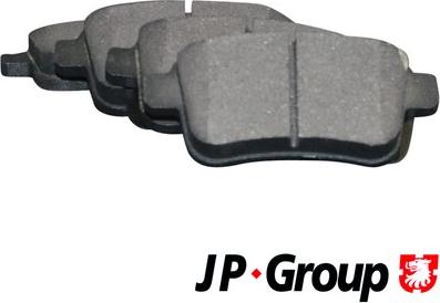 JP Group 4363700310 - Kit de plaquettes de frein, frein à disque cwaw.fr