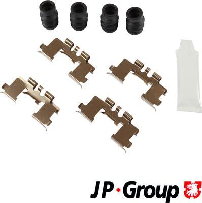 JP Group 4764002410 - Kit d'accessoires, plaquette de frein à disque cwaw.fr