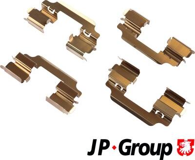 JP Group 4764002310 - Kit d'accessoires, plaquette de frein à disque cwaw.fr