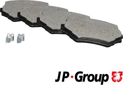 JP Group 4763600410 - Kit de plaquettes de frein, frein à disque cwaw.fr