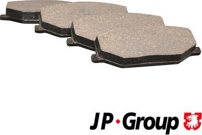 JP Group 4763600110 - Kit de plaquettes de frein, frein à disque cwaw.fr