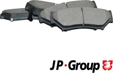 JP Group 4763600310 - Kit de plaquettes de frein, frein à disque cwaw.fr