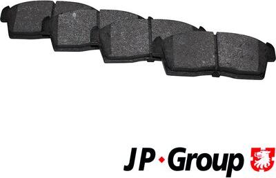 JP Group 4763601310 - Kit de plaquettes de frein, frein à disque cwaw.fr