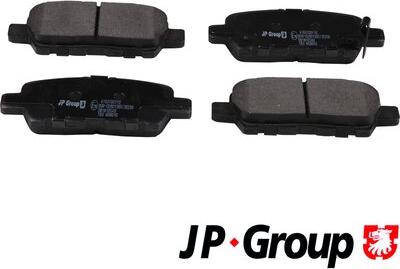 JP Group 4763700110 - Kit de plaquettes de frein, frein à disque cwaw.fr