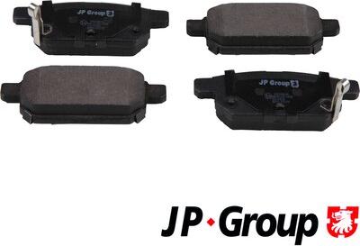 JP Group 4763700210 - Kit de plaquettes de frein, frein à disque cwaw.fr