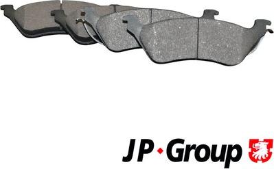 JP Group 5063700210 - Kit de plaquettes de frein, frein à disque cwaw.fr