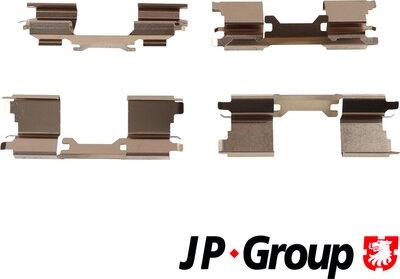 JP Group 5364000210 - Kit d'accessoires, plaquette de frein à disque cwaw.fr