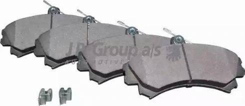 JP Group 6163600310 - Kit de plaquettes de frein, frein à disque cwaw.fr