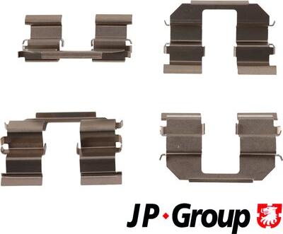 JP Group 6364002210 - Kit d'accessoires, plaquette de frein à disque cwaw.fr