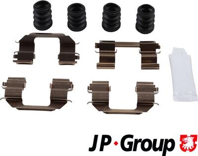 JP Group 6364002710 - Kit d'accessoires, plaquette de frein à disque cwaw.fr