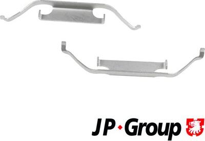 JP Group 1464004510 - Kit d'accessoires, plaquette de frein à disque cwaw.fr