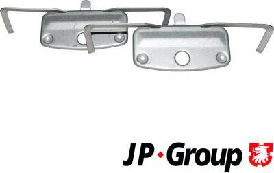 JP Group 1463650510 - Kit d'accessoires, plaquette de frein à disque cwaw.fr