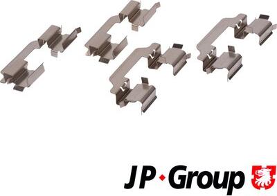 JP Group 1463650610 - Kit d'accessoires, plaquette de frein à disque cwaw.fr