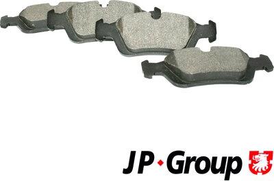 JP Group 1463600610 - Kit de plaquettes de frein, frein à disque cwaw.fr