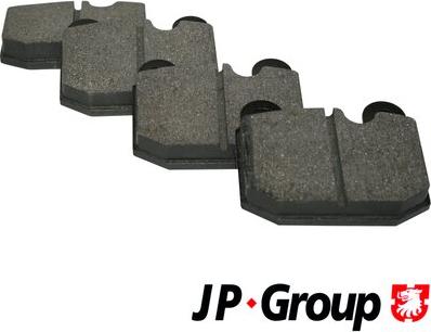 JP Group 1463600110 - Kit de plaquettes de frein, frein à disque cwaw.fr