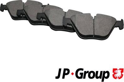 JP Group 1463601410 - Kit de plaquettes de frein, frein à disque cwaw.fr