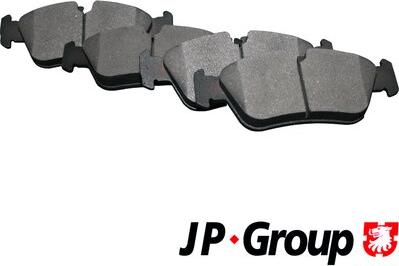 JP Group 1463601010 - Kit de plaquettes de frein, frein à disque cwaw.fr