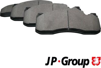 JP Group 1463601710 - Kit de plaquettes de frein, frein à disque cwaw.fr