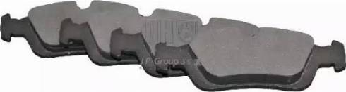 JP Group 1463602419 - Kit de plaquettes de frein, frein à disque cwaw.fr