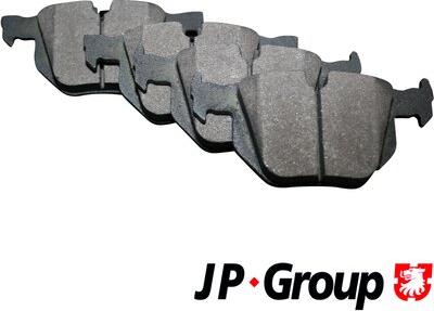 JP Group 1463700410 - Kit de plaquettes de frein, frein à disque cwaw.fr