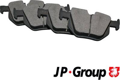 JP Group 1463700810 - Kit de plaquettes de frein, frein à disque cwaw.fr