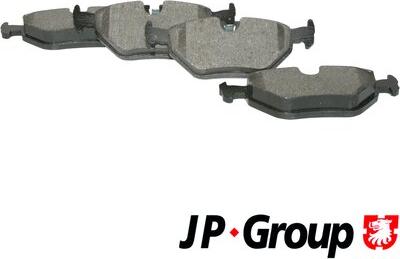 JP Group 1463700210 - Kit de plaquettes de frein, frein à disque cwaw.fr