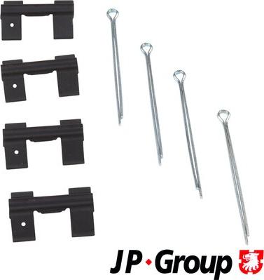 JP Group 1564003510 - Kit d'accessoires, plaquette de frein à disque cwaw.fr