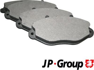 JP Group 1563600410 - Kit de plaquettes de frein, frein à disque cwaw.fr