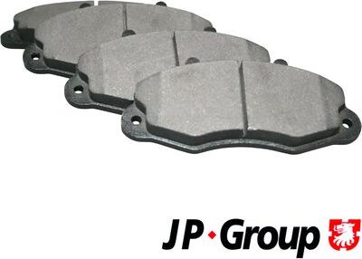 JP Group 1563600510 - Kit de plaquettes de frein, frein à disque cwaw.fr