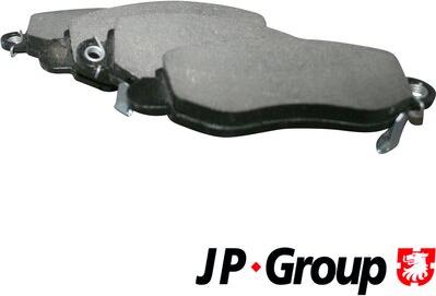 JP Group 1563600610 - Kit de plaquettes de frein, frein à disque cwaw.fr