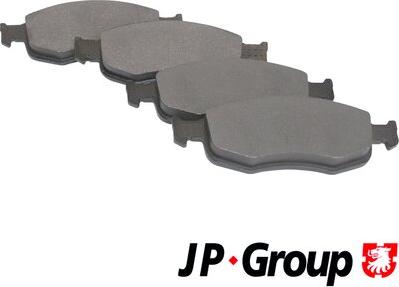 JP Group 1563600310 - Kit de plaquettes de frein, frein à disque cwaw.fr