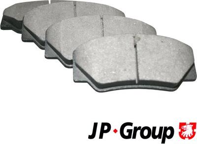 JP Group 1563600710 - Kit de plaquettes de frein, frein à disque cwaw.fr