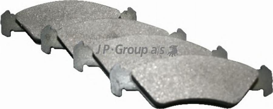 JP Group 1563601610 - Kit de plaquettes de frein, frein à disque cwaw.fr