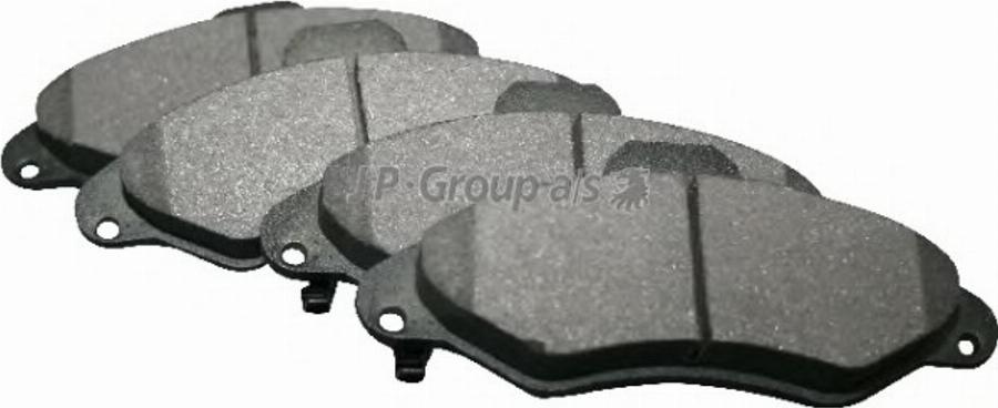 JP Group 1563601110 - Kit de plaquettes de frein, frein à disque cwaw.fr