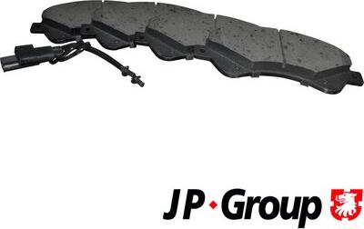 JP Group 1563603310 - Kit de plaquettes de frein, frein à disque cwaw.fr