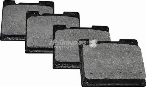 JP Group 1563602810 - Kit de plaquettes de frein, frein à disque cwaw.fr