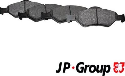 JP Group 1563602210 - Kit de plaquettes de frein, frein à disque cwaw.fr