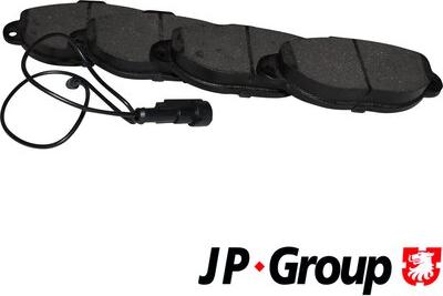 JP Group 1563602710 - Kit de plaquettes de frein, frein à disque cwaw.fr