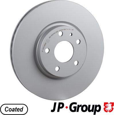 JP Group 1563106500 - Disque de frein cwaw.fr