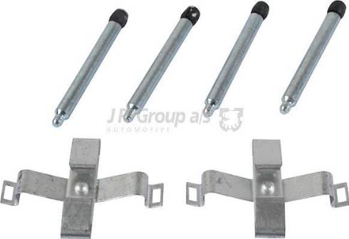 JP Group 1563750210 - Kit d'accessoires, plaquette de frein à disque cwaw.fr