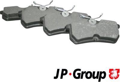 JP Group 1563700410 - Kit de plaquettes de frein, frein à disque cwaw.fr