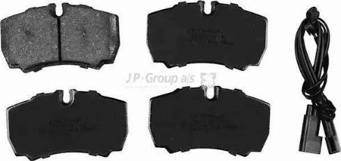 JP Group 1563701710 - Kit de plaquettes de frein, frein à disque cwaw.fr