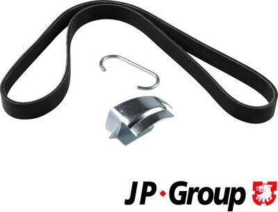 JP Group 1518101810 - Jeu de courroies trapézoïdales à nervures cwaw.fr