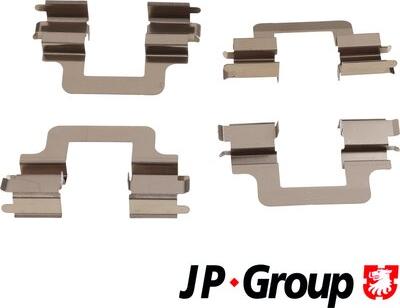 JP Group 1164005910 - Kit d'accessoires, plaquette de frein à disque cwaw.fr