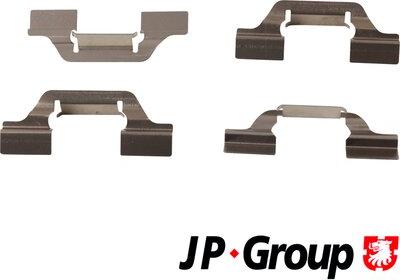 JP Group 1164006610 - Kit d'accessoires, plaquette de frein à disque cwaw.fr